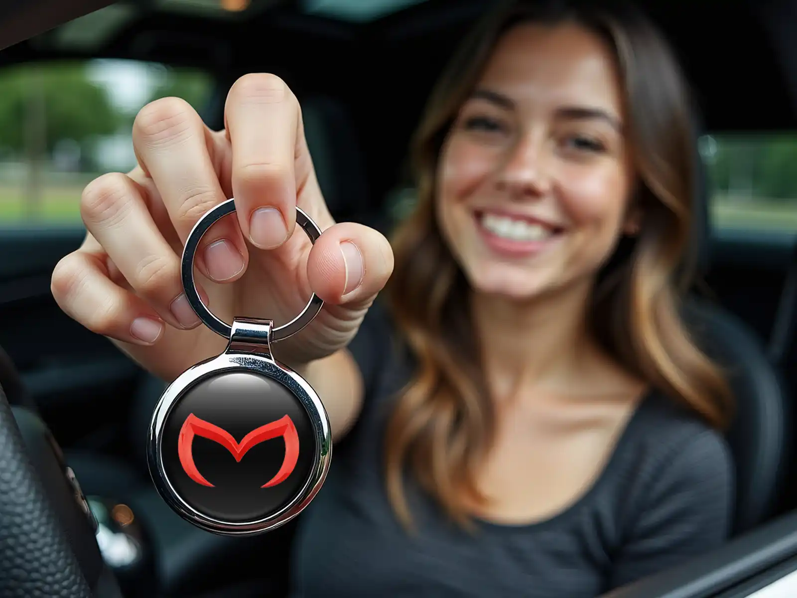 Mazda Portallaves Aleación Estilo Moderno